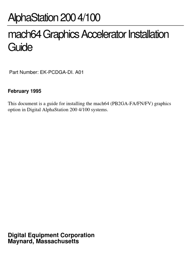 Digital Equipment mach64 installation guide