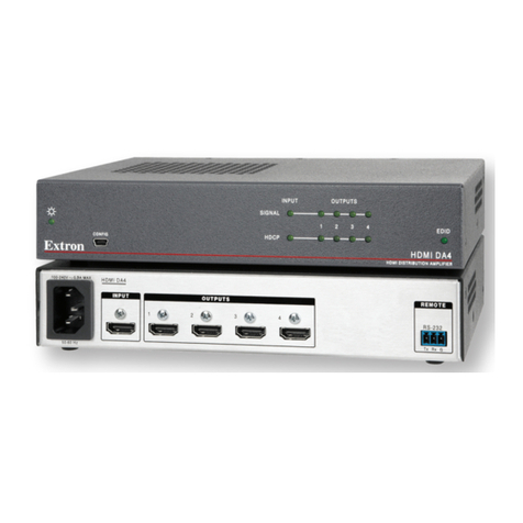 Extron electronics HDMI DA4 User manual