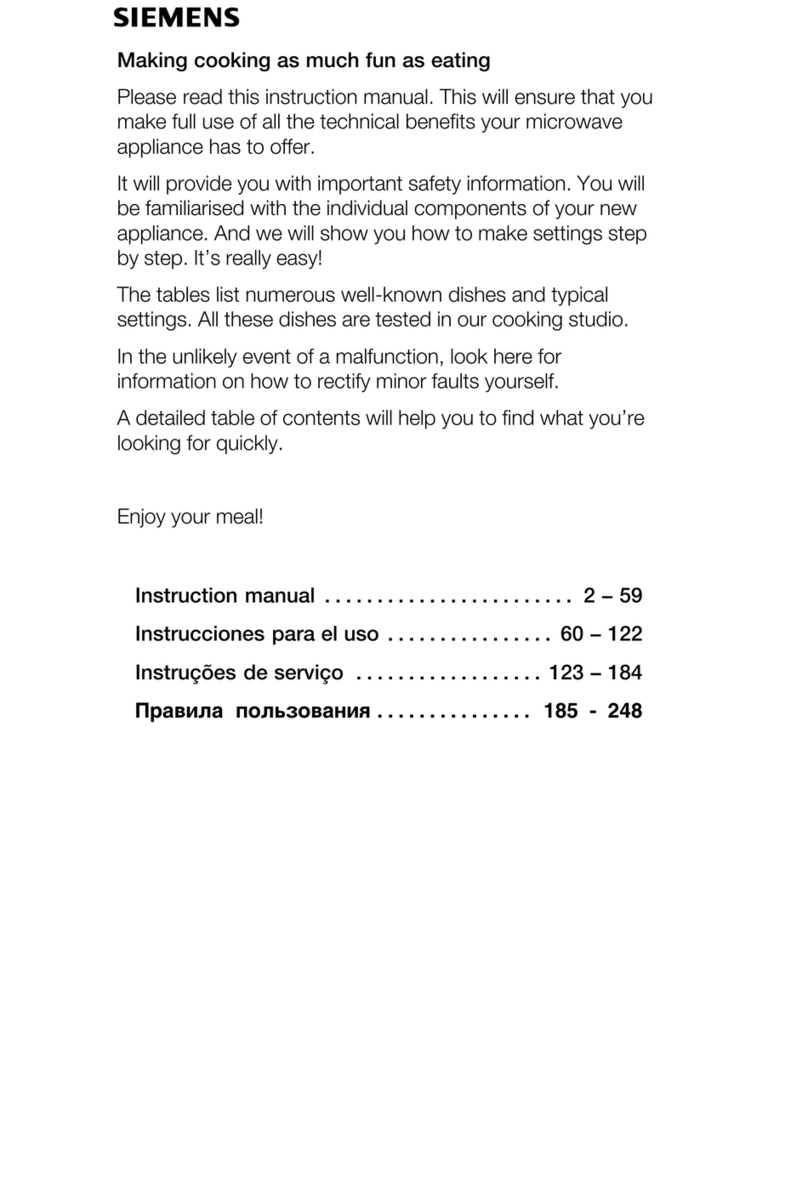 Siemens SIEMENS HB84E562B instruction manual