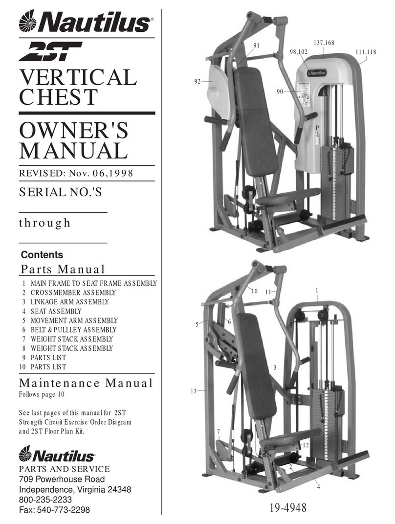 Nautilus 2 ST VERTICAL CHEST User manual