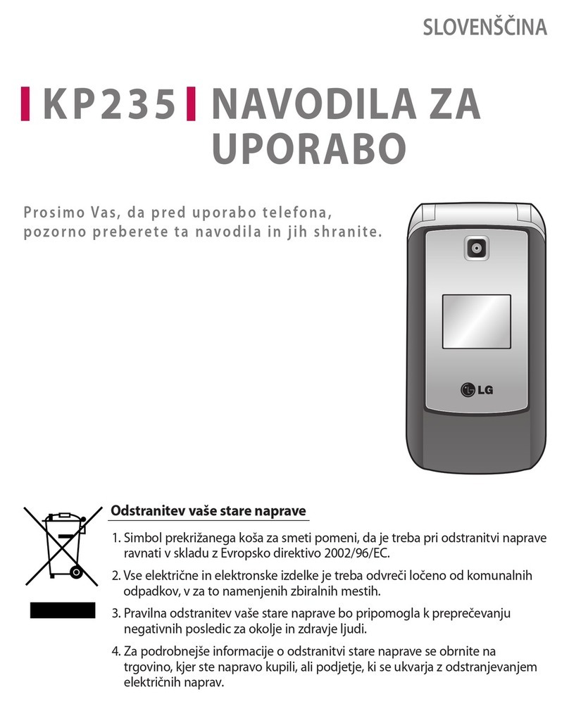 LG KP235 User manual