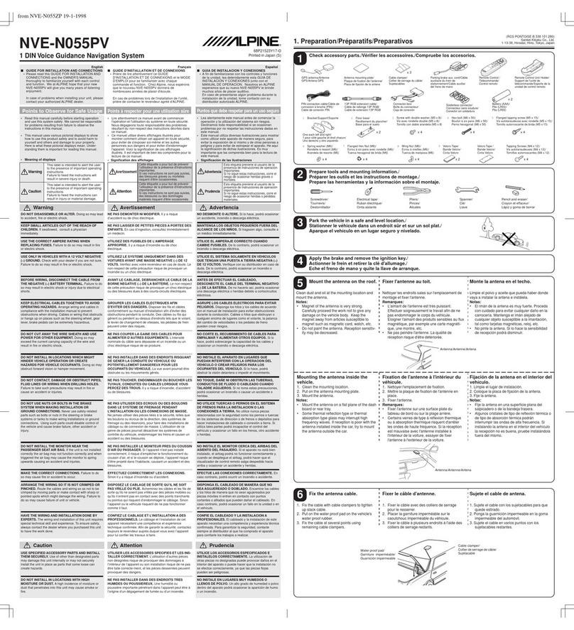 Alpine NVE-N055PV Guide