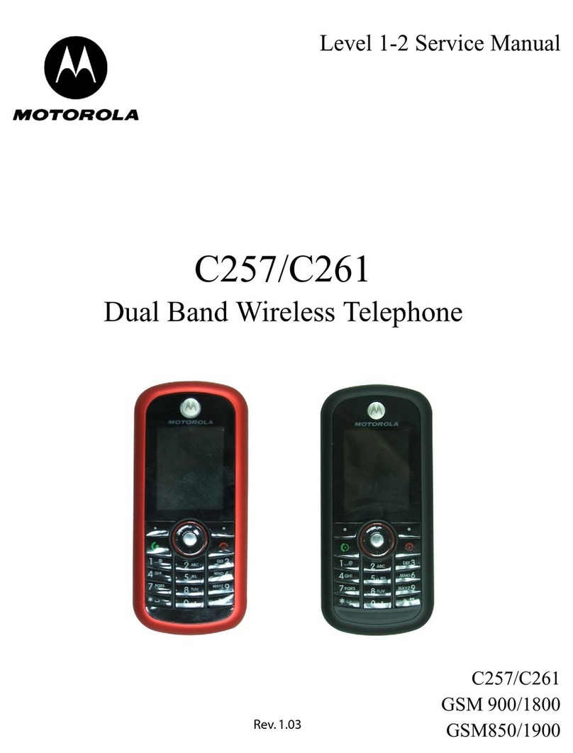 Motorola C257 User manual