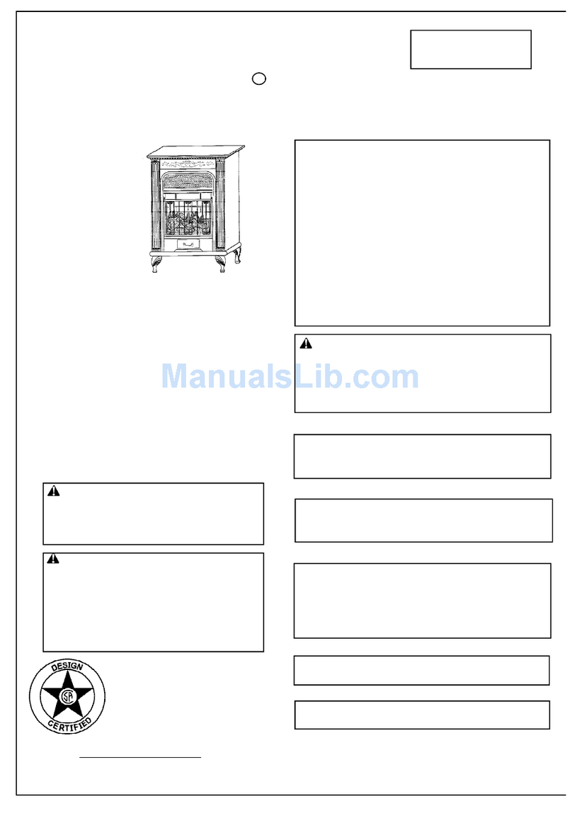 Kozy-World FMK2501 OWNER'S OPERATION AND INSTALLATION MANUAL