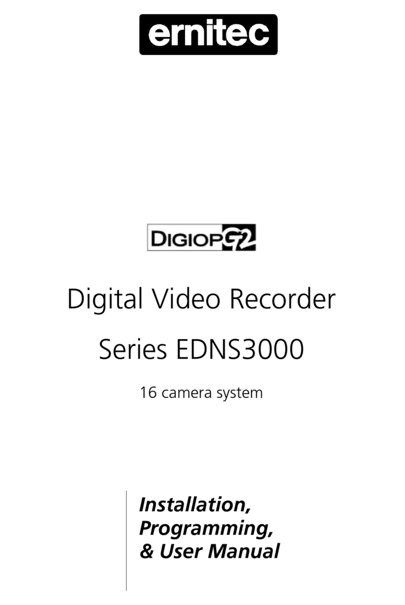 ERNITEC DigiOpG2 EDNS3000 Series Installation, programming, & user manual