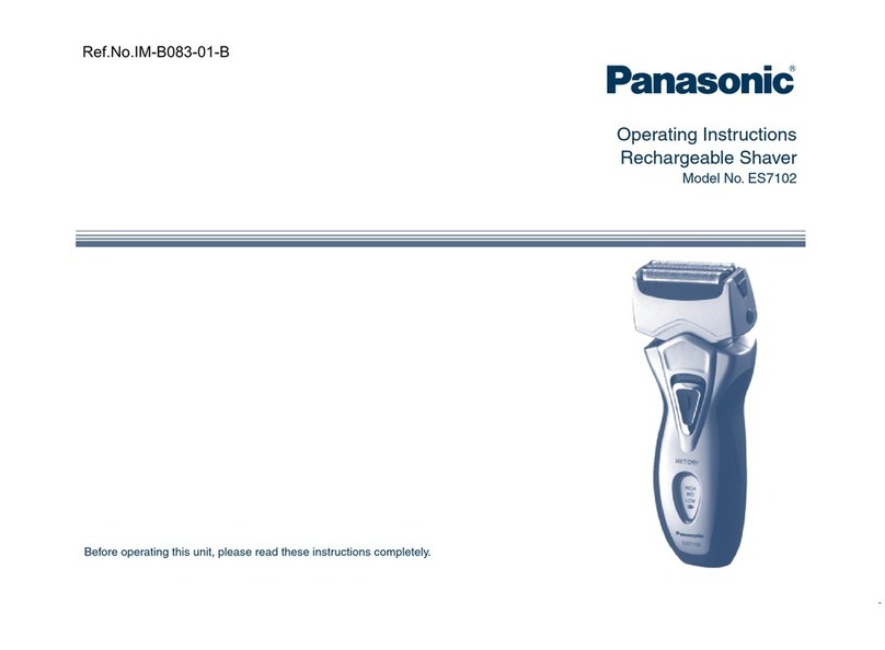 Panasonic ES7102 User manual