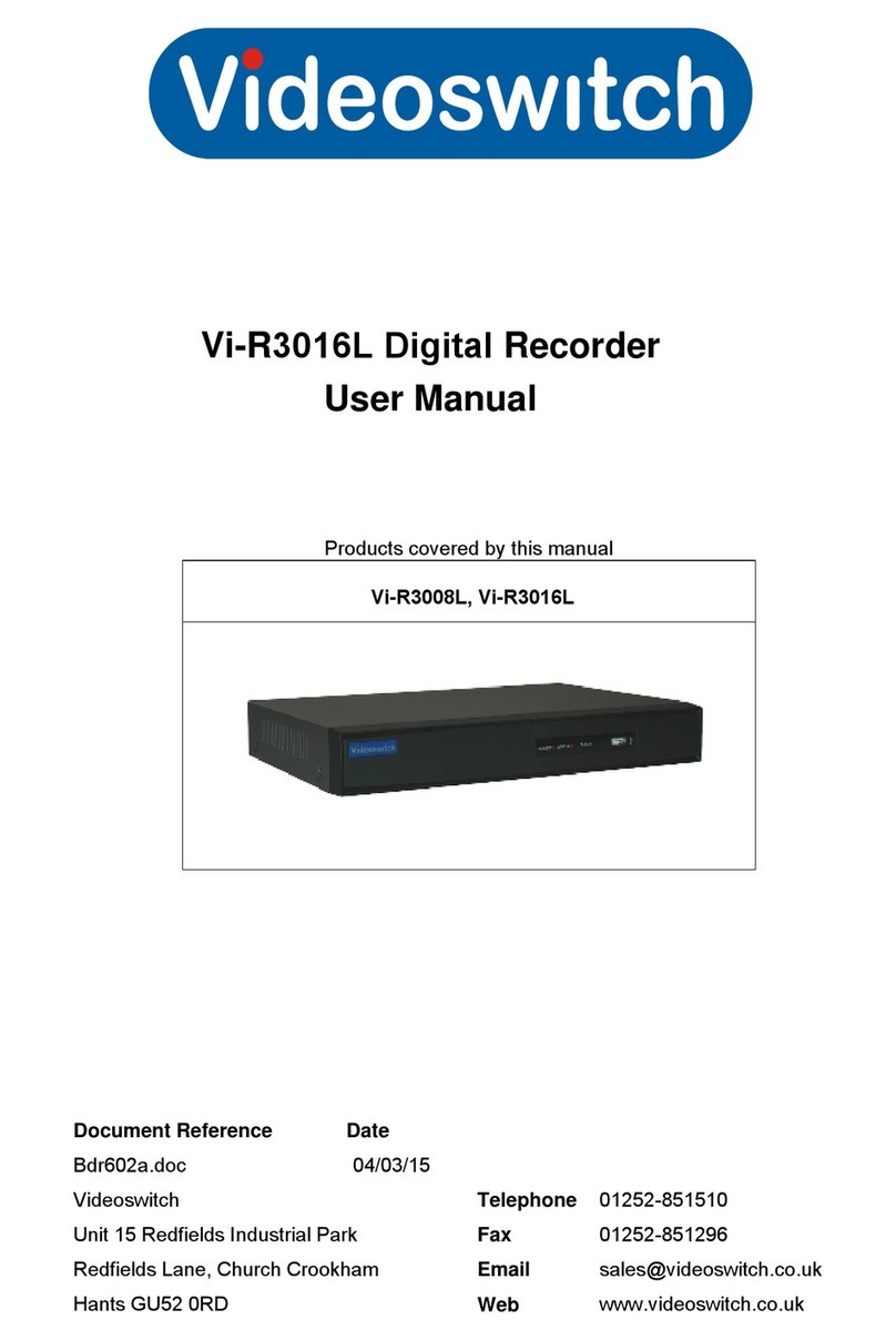 Videoswitch Vi-R3016L user manual