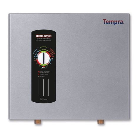 STIEBEL ELTRON Tempra 12 B installation instructions STIEBEL ELTRON Tempra 12 B installation instructions