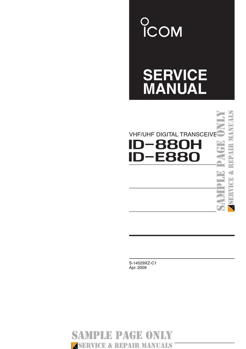 Icom ID-880H Service manual