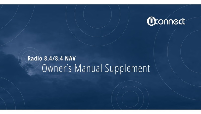 Uconnect Radio 8.4 NAV Configuration guide