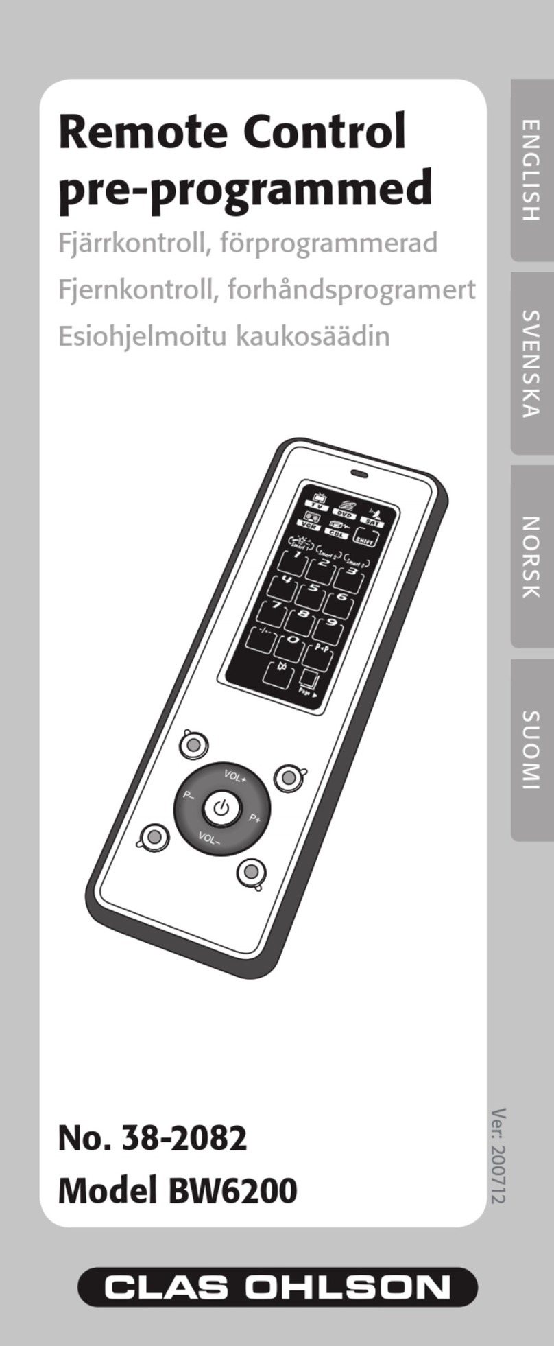 Clas Ohlson BW6200 User manual