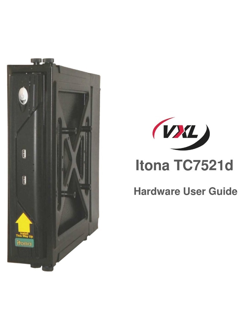 Vxl Itona TC7521d Installation manual