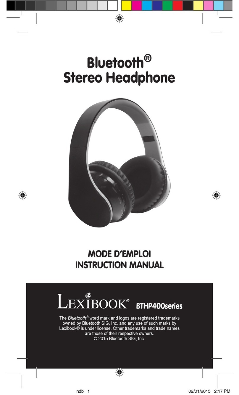 LEXIBOOK BTHP400 series User manual