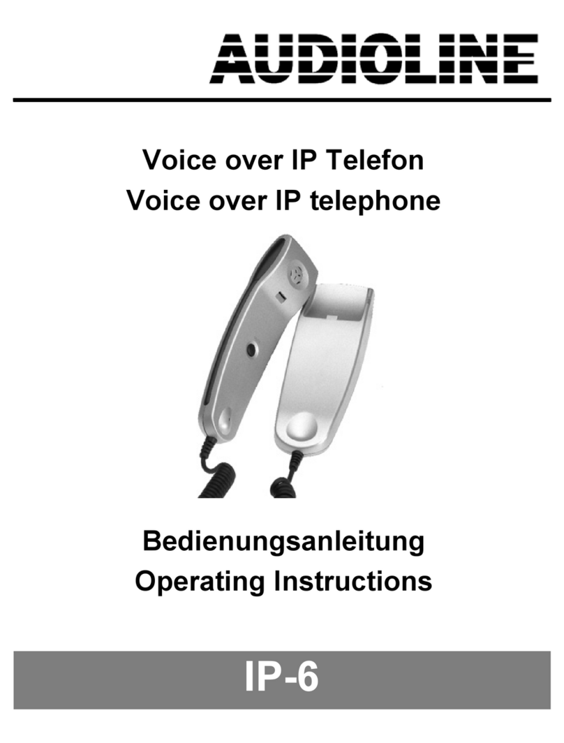AUDIOLINE IP-6 User manual