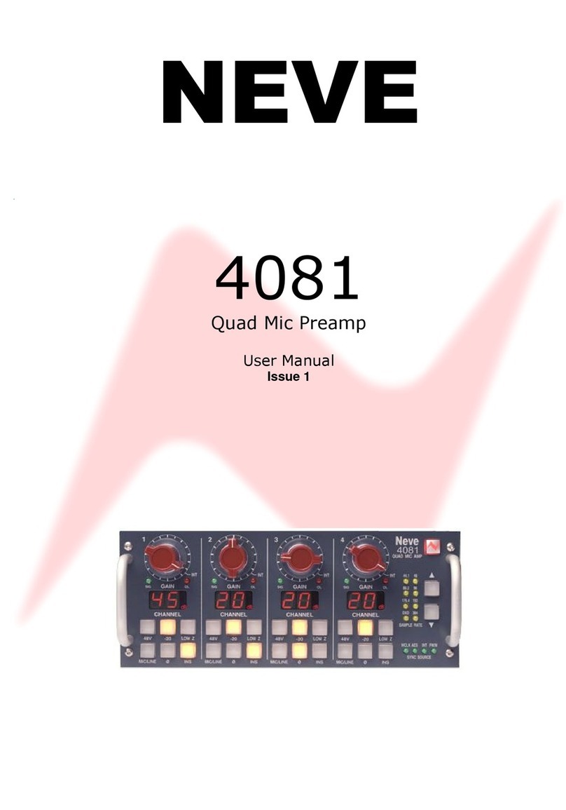 Neve Neve 4081 User manual