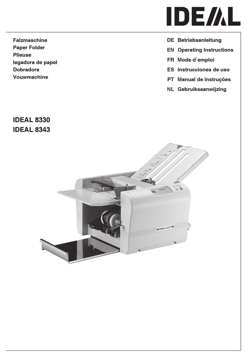 IDEAL 8330 User manual