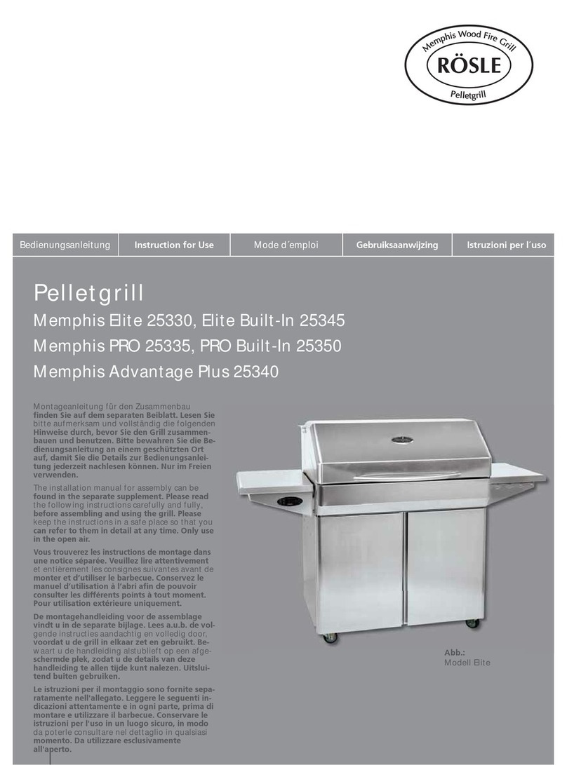 Rosle Memphis Elite 25330 Instructions for use