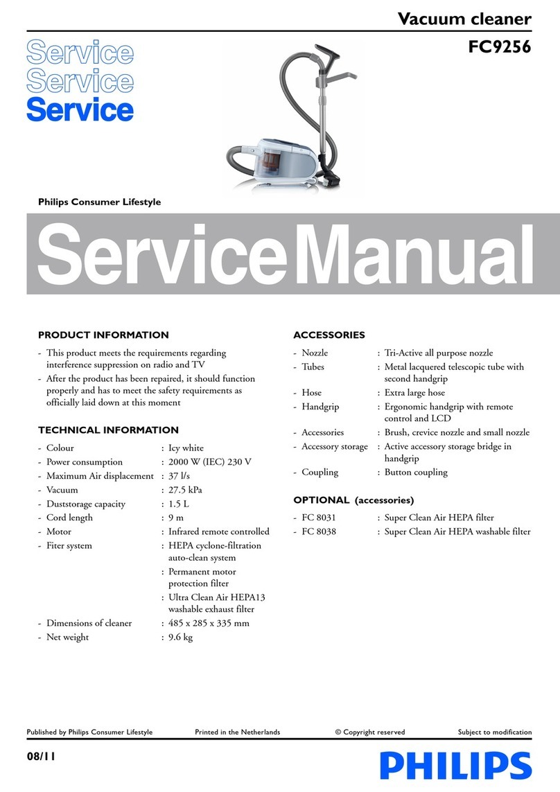 Philips FC9256 User manual