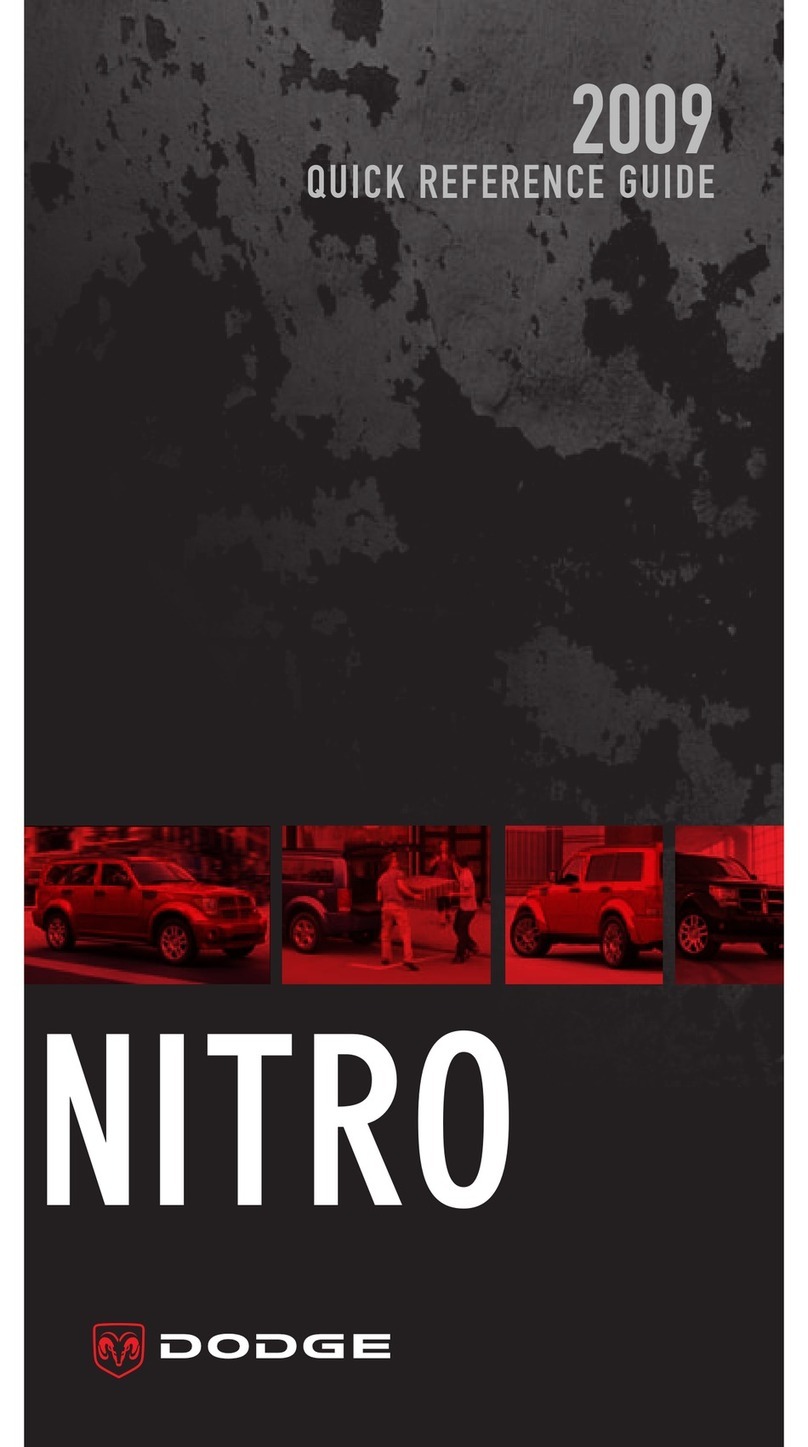 Dodge 2009 nitro User manual Dodge 2009 nitro User manual