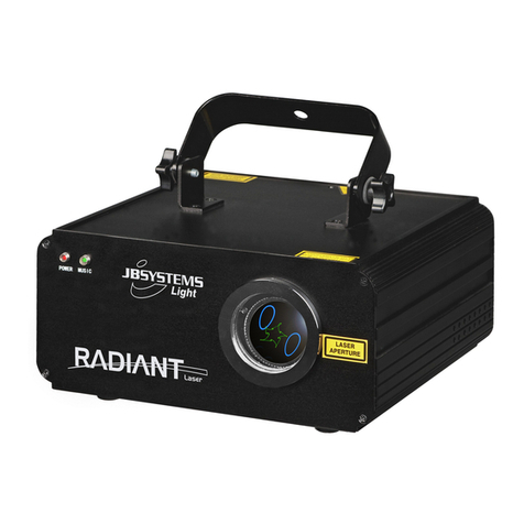 JB Systems Radiant User manual