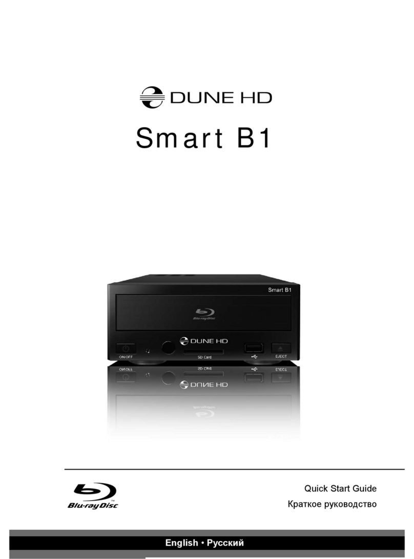 Dune HD Smart B1 User manual