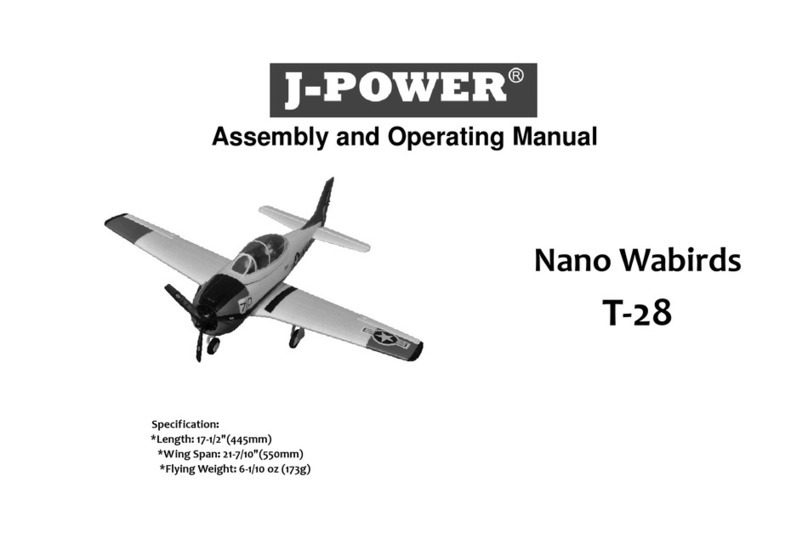 J-Power Nano Warbirds T-28 User instructions
