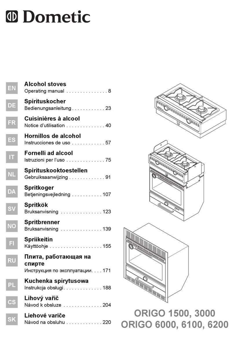 Dometic ORIGO 1500 operating manual