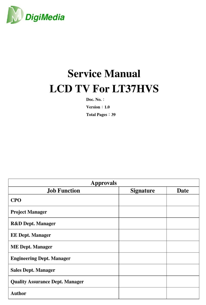 Olevia LT37HVS User manual