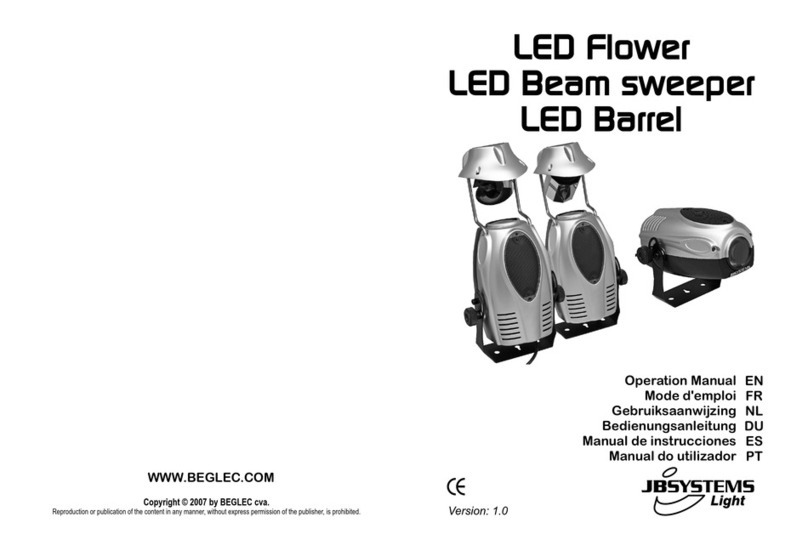 JB Systems LED Flower User manual