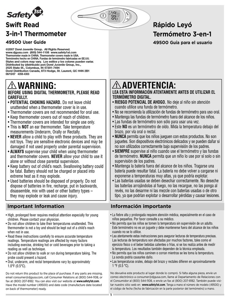 Safety 1st Swift Read 49500 User manual