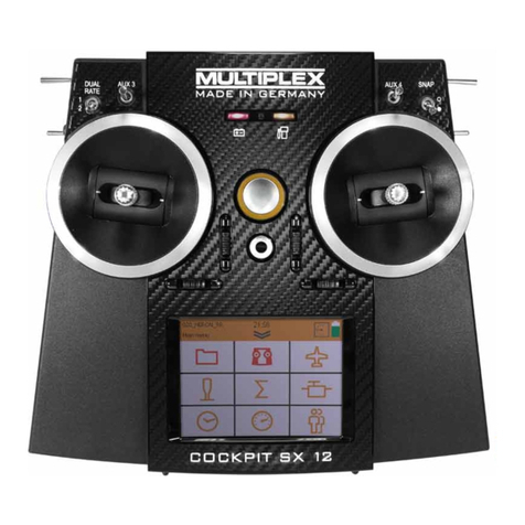 Multiplex COCKPIT SX M-LINK Supplementary operating instructions