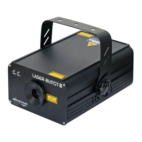 JB Systems LASER BURST III User manual