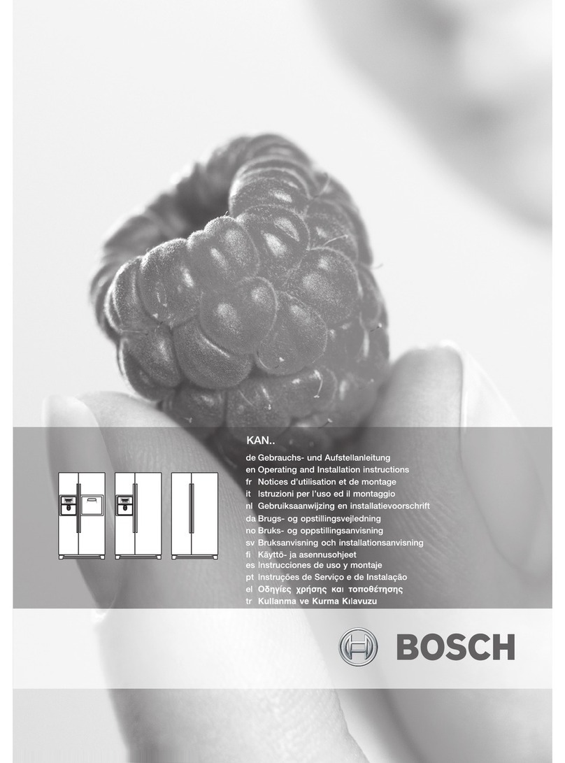 Bosch KAN58A40GB User manual