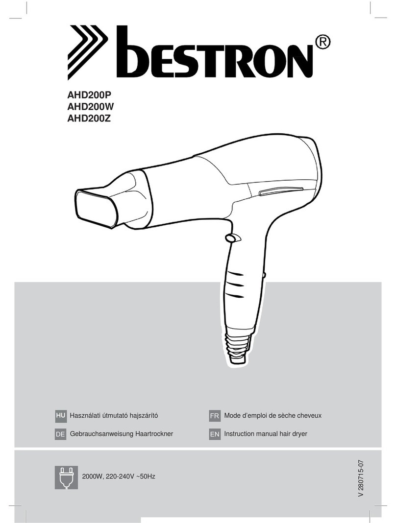 Bestron AHD200P User manual