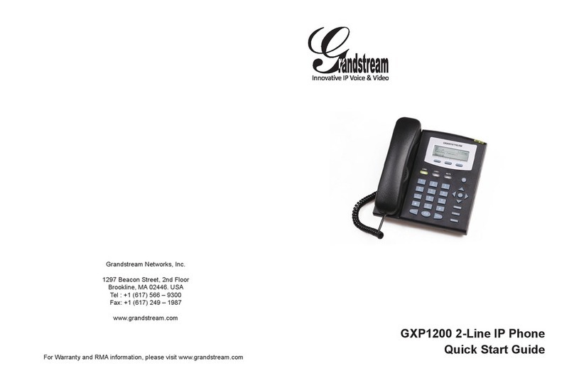 Grandstream Networks Grandstream GXP-1200 User manual