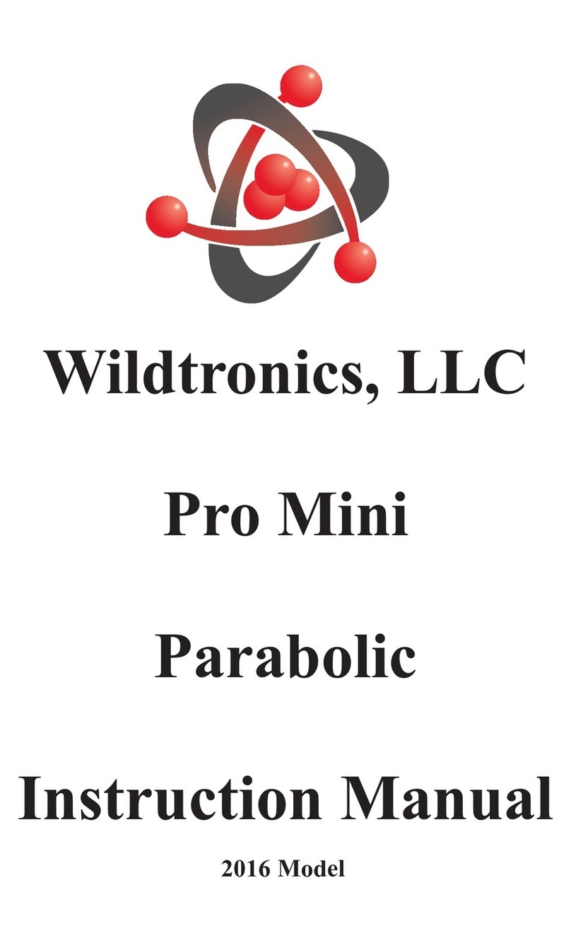 Wildtronics pro mini parabolic User manual