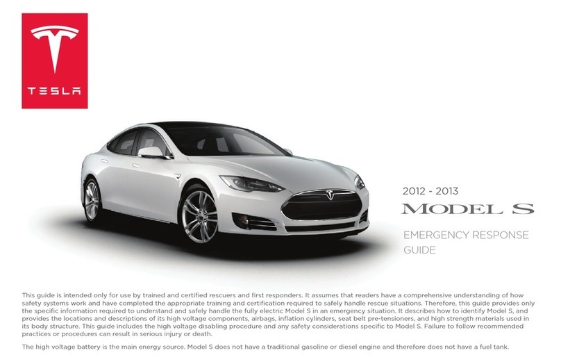 Tesla S 2012 Emergency response guide