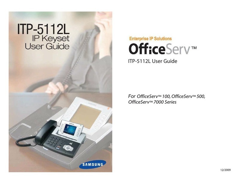 Samsung OfficeServ ITP-5112L User manual
