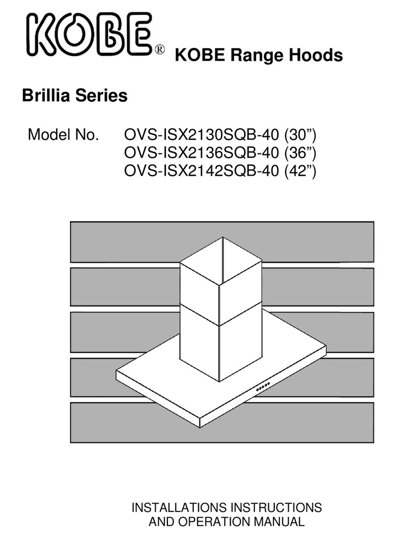 KOBE OVS-ISX2130SQB-40 Troubleshooting guide