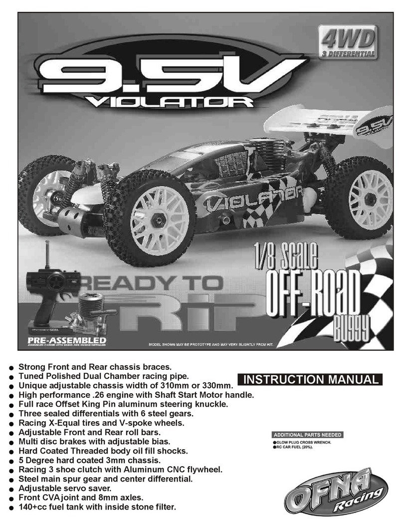 Ofna Racing 1/8 SCALE OFF-ROAD BUGGY instruction manual