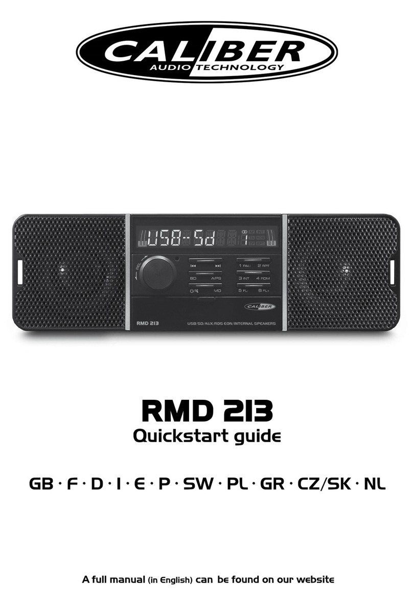 Caliber RMD 213 quick start guide