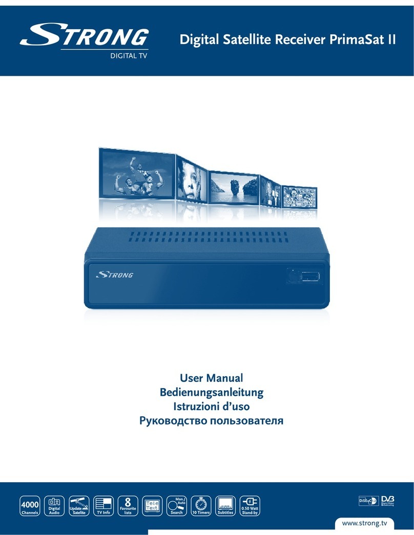 Strong PrimaSat II User manual