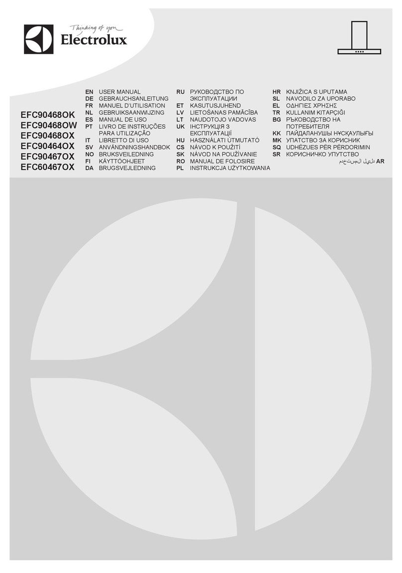 Electrolux EFC90468OW user manual