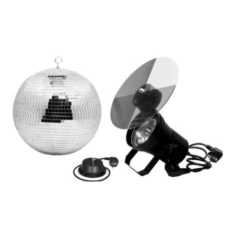 JB Systems MIRROR BALL SET User manual