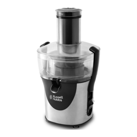 Russell Hobbs JUICEMAN RHJM8000AU Installation guide