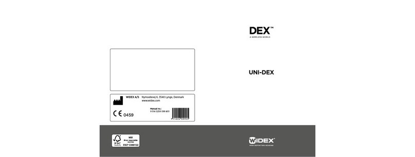 Dex UNI-Dex User instructions
