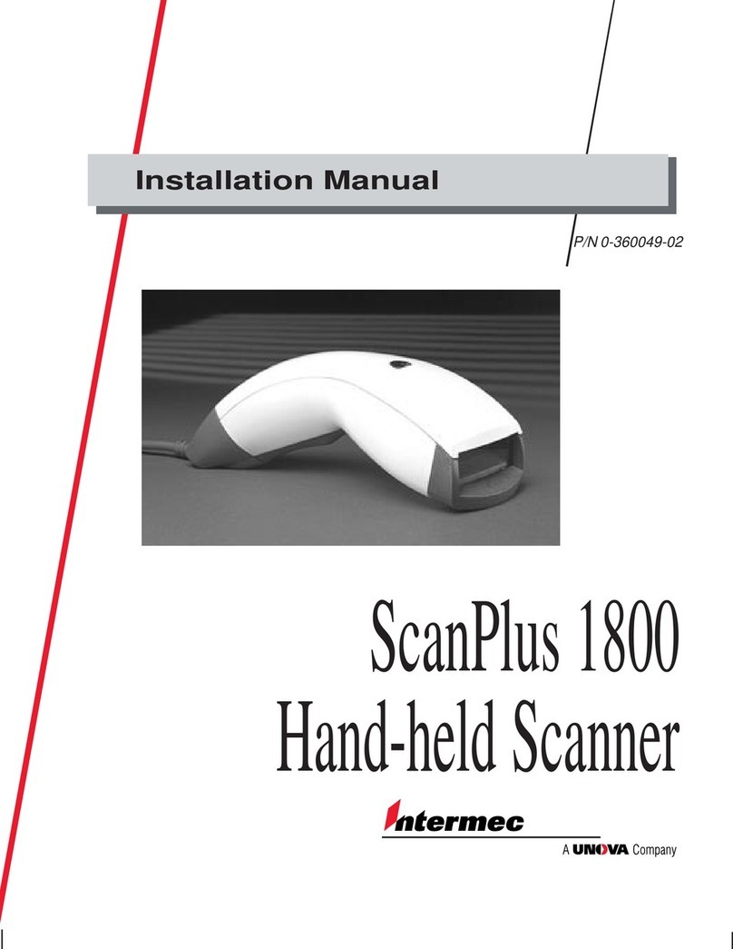 Intermec ScanPlus 1800 User manual Intermec ScanPlus 1800 User manual