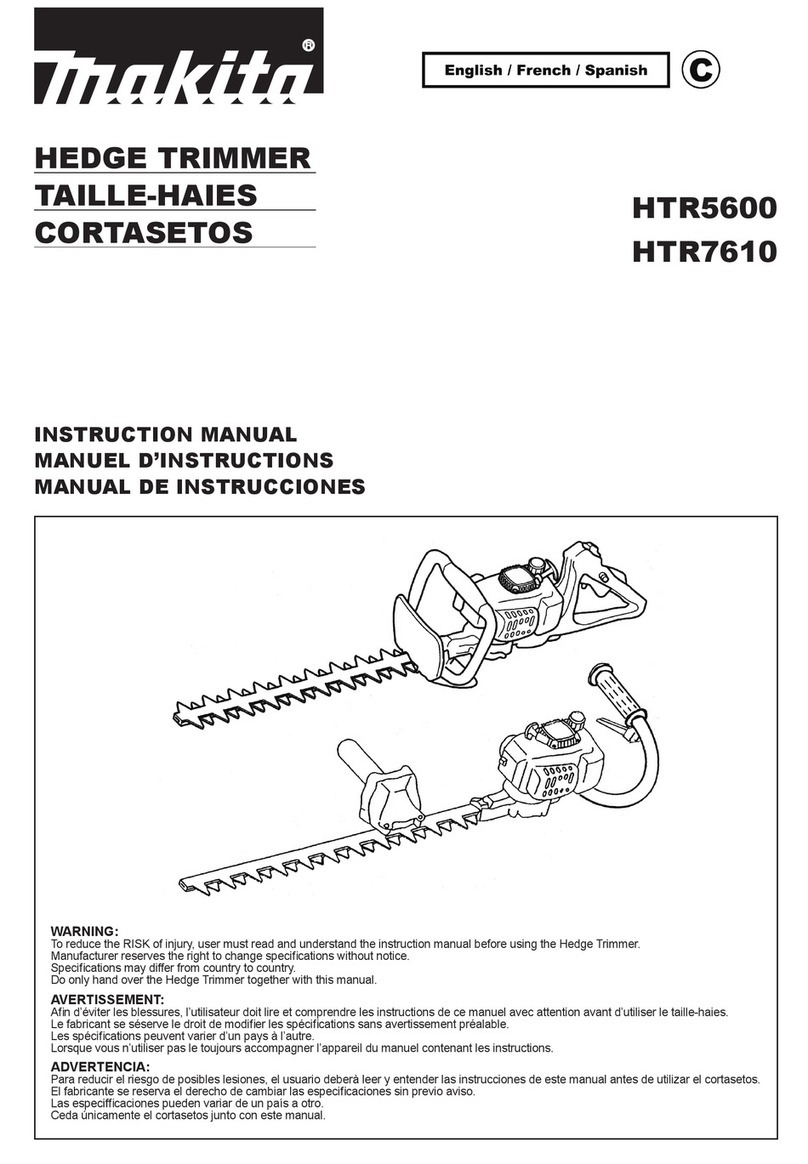 Makita HTR5600 User manual