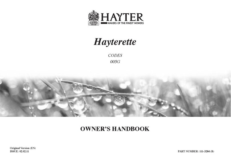 Hayter Hayterette User guide