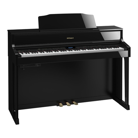 Roland HP603 User manual